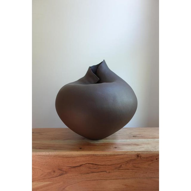 Contemporary Blossom VI Sculptural Ceramic Vase by Audrey Vo Van For Sale - Image 3 of 14