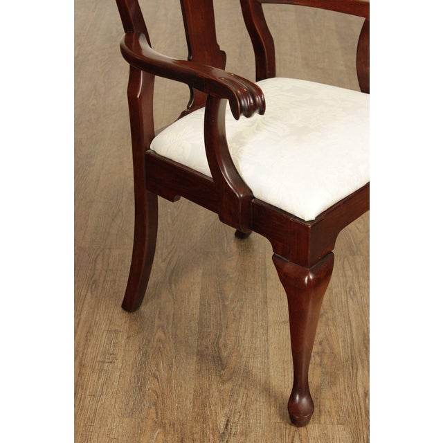 Pennsylvania House Queen Anne Style Set of Eight Cherry Dining Chairs For Sale - Image 11 of 18