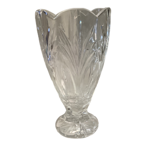 1950s Vintage Bohemian Cut FLared Vase