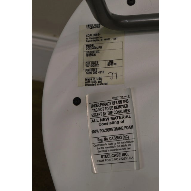 Steelcase Coalesse Enea Lottus Set 4 Sculpted Sled Barstools For Sale - Image 12 of 13