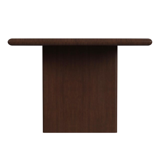 2020s Halmstad 74 in. W Rectangular Wood Panel Dining Table, Brown For Sale - Image 5 of 7