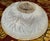 Vintage Frosted Glass Flush Mount Ceiling Light Shade With Prismatic Center – Etched Botanical Motif, 10” For Sale - Image 13 of 14