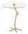 1990s Surreal Brass Bird Leg Drinks Table, in the Manner of Meret Oppenheim. For Sale