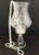 1970's 2 Pc Hurricane Candle Holder & Globe, 24% Lead Crystal by Block Poland For Sale - Image 12 of 14