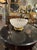Modern Vintage French Rock Crystal Bowl on Giltwood Stand For Sale - Image 3 of 7