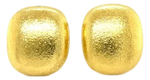Mid 20th Century Tiffany & Co. Cushion Dome Stud Earrings 18K Yellow Gold