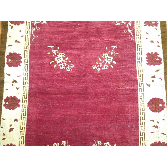 Contemporary Vintage Turkish Rug - 4'2" x 7'2" For Sale - Image 3 of 6