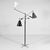 Italian Triennale Three-Arm Floor Lamp with X Base For Sale - Image 4 of 10