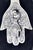 Hamsa, the Hand of Fatima Size: 4.25” w x 6.25” h x 0.75” d Framed size: 8” w x 11” H x 0.75” d Description: Hamsa,...