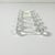 1980s 1980s Vintage Hollywood Regency Chippendale English Crystal Knife Rests After Ralph Lauren - Set of 6 For Sale - Image 5 of 9