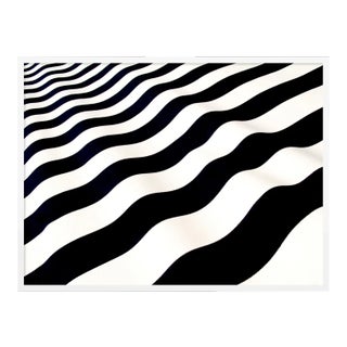 Wave (L) by Geoffrey Baris, Art Print in White Frame, Medium For Sale