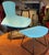 Harry Bertoia 1960s Harry Bertoia Bird Chair and Ottoman For Sale - Image 4 of 5