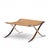 Mid-Century Modern Mies Van Der Rohe for Knoll Mid Century Barcelona Stool With Cowhide Sling For Sale - Image 3 of 10