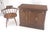 Solid Cherry Raised Panel Doors Liquor Bar Serving Flip Top Cabinet MINT For Sale - Image 13 of 18