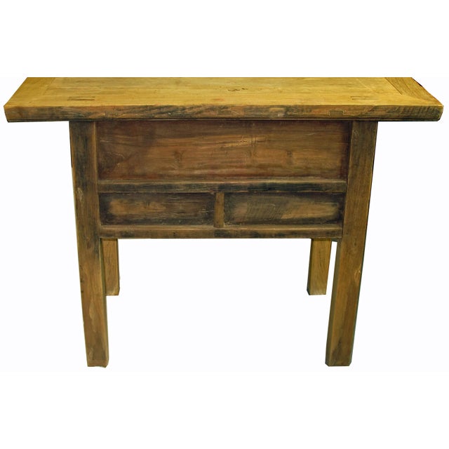 Rustic Asian Dresser With Decorative Carved Drawer For Sale In Greensboro - Image 6 of 13