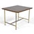 Calvin Paul McCobb Side Table with Brass Base by Calvin For Sale - Image 4 of 10