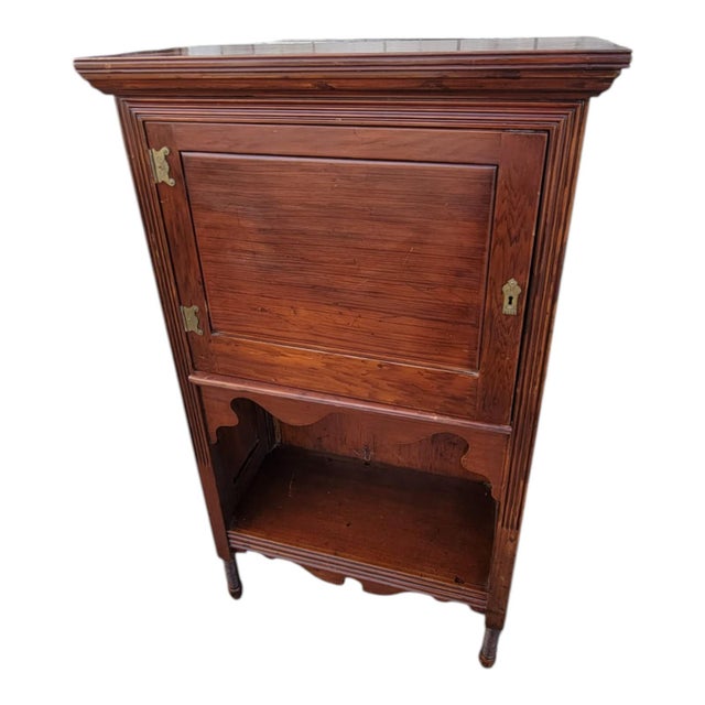 19th Century 19th C American Grain Painted Rosewood Cabinet Antique Storage Cupboard For Sale - Image 5 of 18