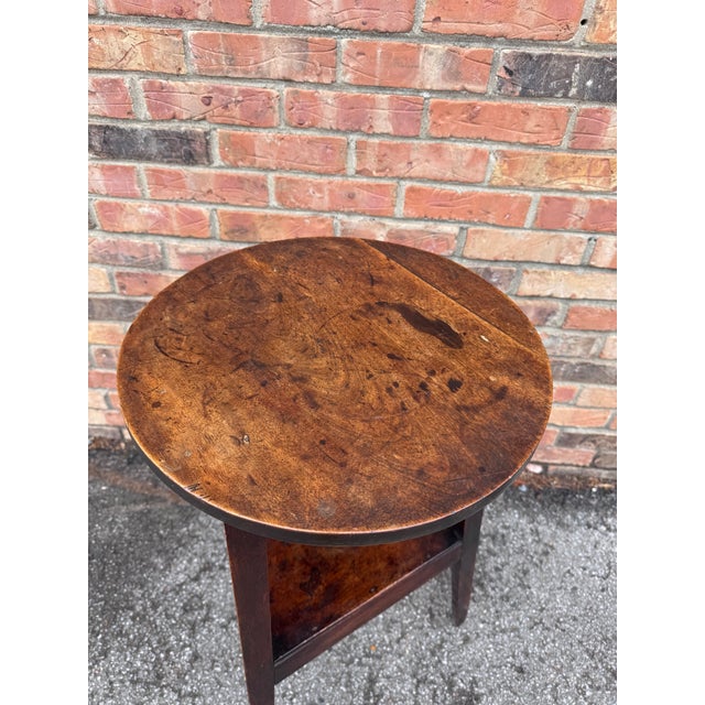 Wood 19th Century English Cricket Table For Sale - Image 7 of 8