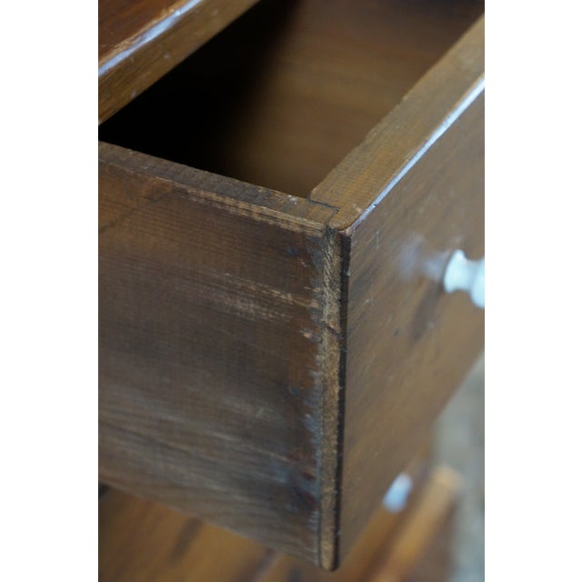 Mid Century Early American Style Apothecary Cabinet Spice Chest Side End Table For Sale - Image 9 of 18