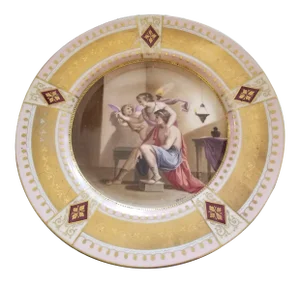 Late 19th Century Royal Vienna Porcelain Plate