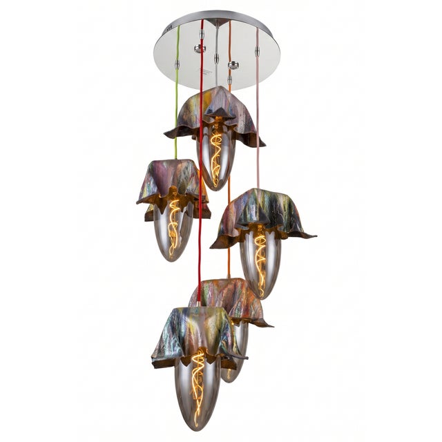 Metal Progressive Pendant Lamp by Dario Nasuti For Sale - Image 7 of 7
