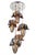 Metal Progressive Pendant Lamp by Dario Nasuti For Sale - Image 7 of 7