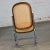1970s 1970’s Bauhaus Style Chrome Tube Bentwood & Cane Rocking Chair or Rocker For Sale - Image 5 of 12