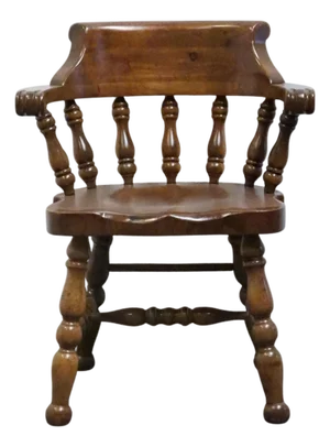 Thomasville Furniture Pine Manor Collection Rustic Americana Dining Arm Chair 8321-835