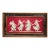 Unusual Antique Framed Needlepoint Neoclassical Dancers Grand Tour Style Wall Art Home Decor For Sale