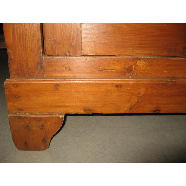 Antique Corner Cabinet in Fir, 1890s For Sale - Image 9 of 18