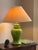 Mid-20th Century Knife Pleated Lamp Shade in Crème For Sale - Image 4 of 17
