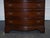Late 20th Century Burr Walnut Chest of Drawers with Brass Handles For Sale - Image 6 of 16