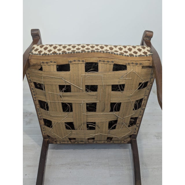Antique Louis XV Armchair with Springs, 1920s For Sale - Image 13 of 15
