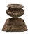 Enhance your garden, patio, or interior decor with this timeless vintage weathered cast stone urn planter. Crafted with a...