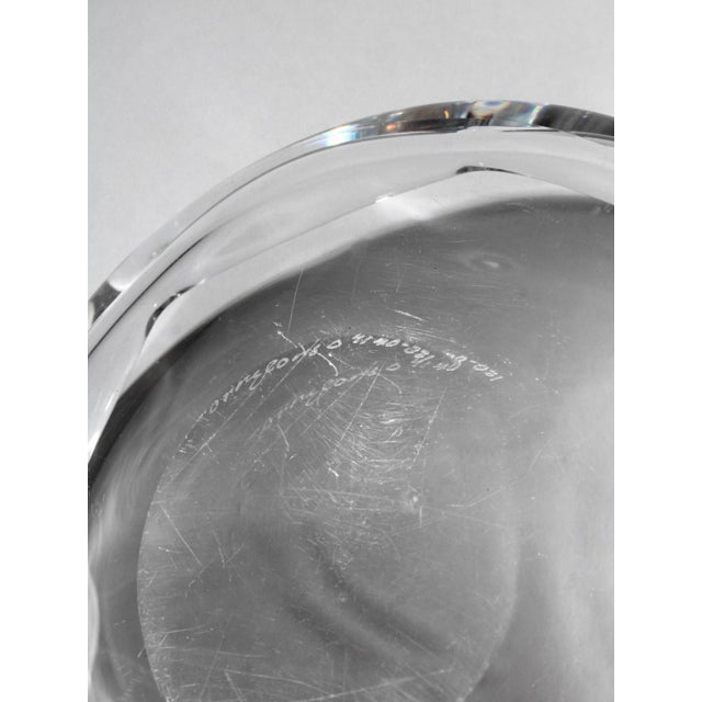 Orrefors Crystal Glass Bowl by Ingeborg Lundin for Orrefors, Sweden, 1970 For Sale - Image 4 of 5