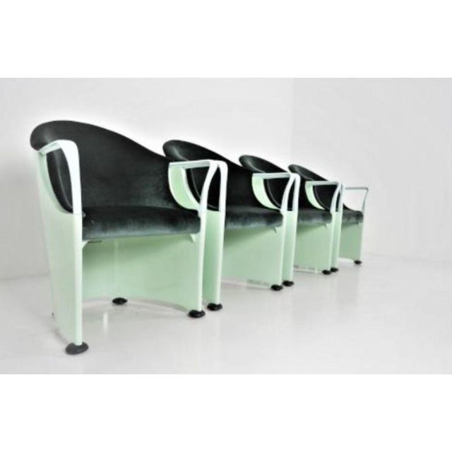 Tronetto Armchairs by Luigi Origlia, Set of 4 For Sale - Image 5 of 9