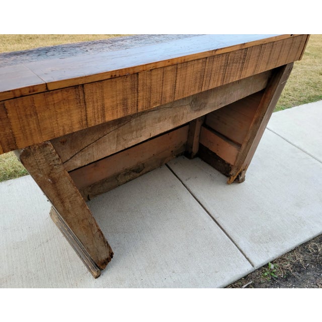 18th Century Spanish Colonial Church Mission Altar Table Now Sideboard For Sale - Image 11 of 12