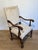 Brown Late 19th Century Pair of Louis Xiii Style High-backed Walnut Armchairs For Sale - Image 8 of 12
