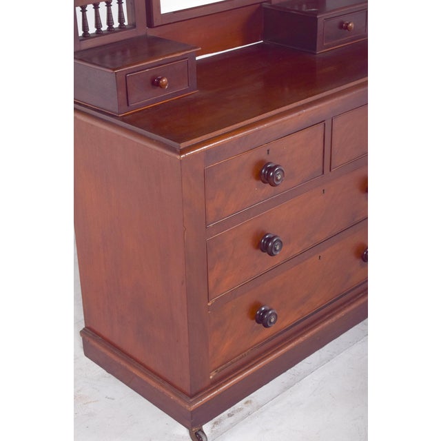 Vintage English Dressing Table with Drawers, 1920s For Sale - Image 6 of 7