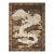 1890s Brown Dragon Embroidery Wall Hanging Qing Antique Chinese Textile For Sale