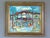 THE JOYFUL PASSAGE Size: 20.5 x 23.6 inches (including frame) Oil on Canvas A vibrant and animated mid century street...