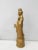 Chinese Mid-Century Modern Golden Kwan-Yin Goddess Statue For Sale - Image 3 of 9
