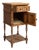 1900-1909 France Golden Oak Carved Oak Bedside Cabinet For Sale
