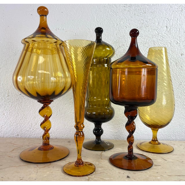 Empoli Rossi Handblown Glass Collection For Sale - Image 10 of 10