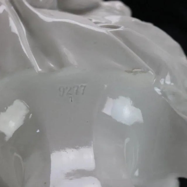 Antique Blanc De Chine Classical Pottery Bust of a Woman Signed C1890 For Sale - Image 18 of 18