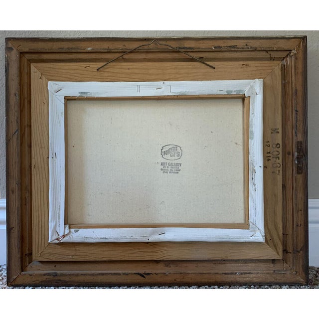 Midcentury Parisian Impressionist Cityscape Oil Painting by Chambray For Sale In Los Angeles - Image 6 of 6