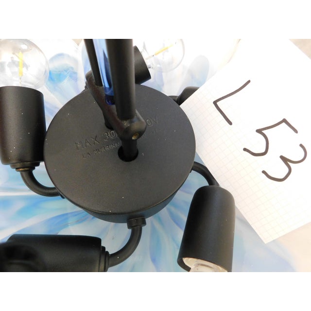 1960s Blue Murano Pendant by La Murrina For Sale - Image 14 of 14