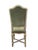 Chairs in Lacquered and Gilded Wood with Green Velvet Upholstery, 1940s, Set of 2 For Sale - Image 4 of 18