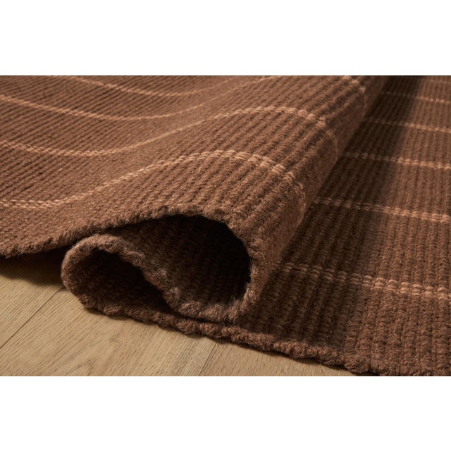 Contemporary Amber Lewis x Loloi Harlan Mauve / Rose 7'-9" x 9'-9" Area Rug For Sale - Image 3 of 6