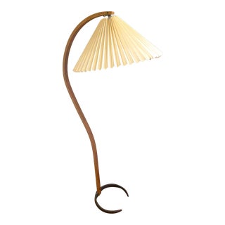 Vintage 1970’s Danish Modern Bentwood Mads Caprani Floor Lamp For Sale